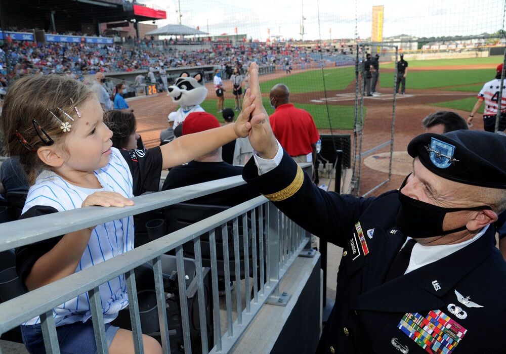 Rocket City Trash Pandas Baseball Military Appreciation Night